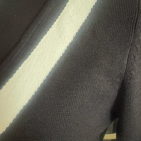 INC International Concepts Black, White, and Blue Mini Dress - Picture 4 of 7